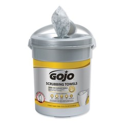 GOJO 639606 Scrubbing Towels, Hand Cleaning – Fresh Citrus (6/Carton) New