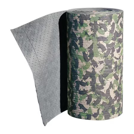 Pig Mat269 Sorbent Roll, 47 Gal, 32 In X 150 Ft, Universal, Green, Polypropylene