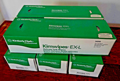 Kimwipes EX-L Delicate Task Wipers 34256 Professional Qty 5 Boxes, 140 wipes ea