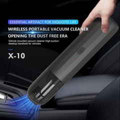 SurnQiee 3-in-1 Handheld Vacuum Cleaner and Cordless Rechargeable Black