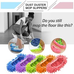 Cosywell 5 Pairs 10 PCS Mop Slippers for Floor 5 Women/7 Men, Colorful