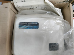 FastDry HK-1800PA Automatic No Touch Hand Dryer, White, 110V, HD903, New