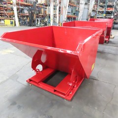 1.5 Cu Yd Light Duty Self Dumping Trash Hopper 65″ x 57″ x 41″ OD