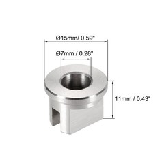 2Pcs Flat Fan Spray Tip 110 Degree Stainless Steel Nozzle 1.8mm Orifice Dia