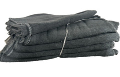 1000 PIECES NEW BLACK INDUSTRIAL SHOP RAGS CLEANING TOWELS 13X14 inches