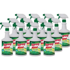 Heavy Duty Degreaser Cleaner Spray Nine 32oz Disinfectant 12 Bottles EPA