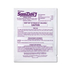 Safetec SaniZide Pro 1 Fragrance Free Surface Disinfectant Wipes 7.5×8″ 35926 50