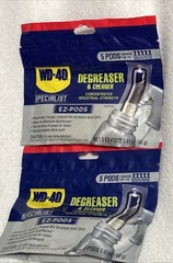 Lot Of 2 WD-40 Specialist Industrial-Strength Degreaser EZ-PODS of 5 PODS