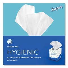 Surpass 21320 2-Ply Pop-Up Box Facial Tissue (110/Bx, 36 Bx/Ct) New