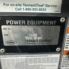 2020 Tennant T16 Rider Floor Scrubber/Sweeper 36 Volt Electric 947 Hours