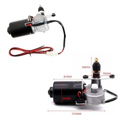 Universal 12V Electric UTV Windshield Wiper Motor Kit Fits Polaris Ranger RZR