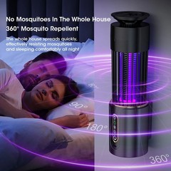 Electric Mosquito Killer Lamp LED UV Insect Catcher Fly Bug Zapper Mozzie Trap