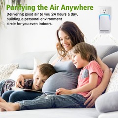 Plug In Air Ionizers for Home 4 Pack,Portable and Quiet Work Negative Ion Air…