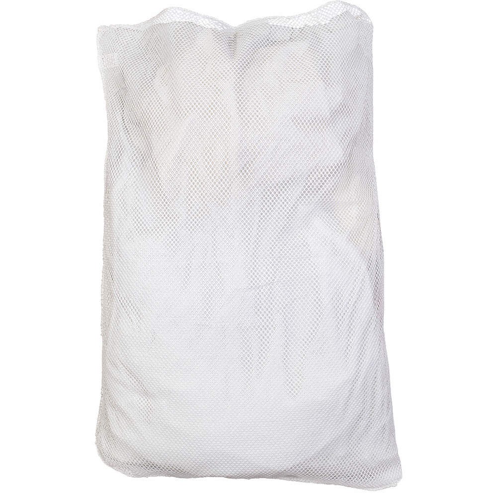 GRAINGER APPROVED GT245165 Laundry Bag,24 in W,White 38VA04