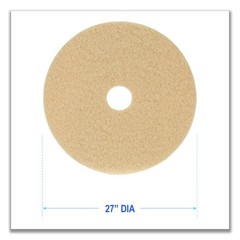 Boardwalk 4027ULT 27 in. Burnishing Floor Pads – Tan (5/Carton) New