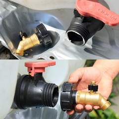 UNWAVER Garden Hose Full 3/4 inches, inlet Long and Butterfly Handle 2PCS