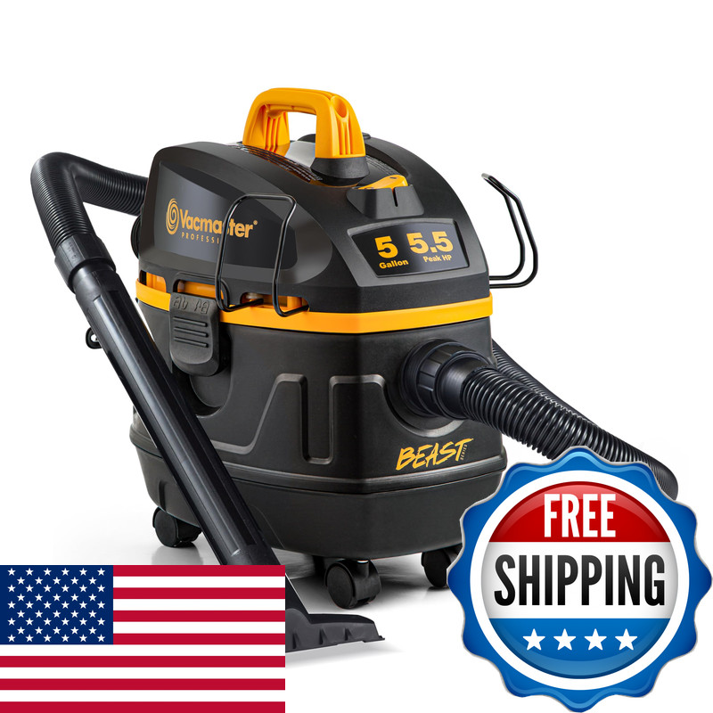 Vacmaster Professional Beast Series Vfb511H 0201 5-Gallon 5.5 Peak Hp Wet/Dry