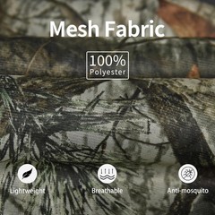 Mosquito Netting Suit Bug Net Mesh Clothing with Hood Outdoor Garden Hunting