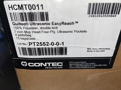 Contec quilted ultrasonic easy reach cleaning pads. Doubleknit 7” HCMT0011