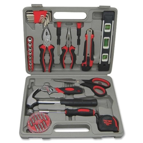 Genuine Joe 42 Piece Tool Kit W/ Case – Gray (GJO11963)