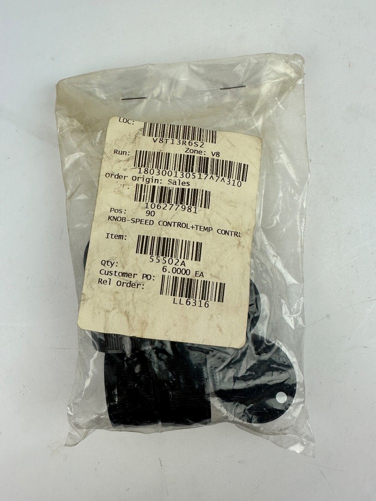 x(6) CLARKE 55502A Knob – Speed Control / Temperature Control