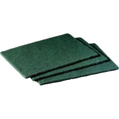 Scotch-Brite 96Cc Scotch-Brite, Green Scouring Pad, 6 In X 9 In, 10 Pk