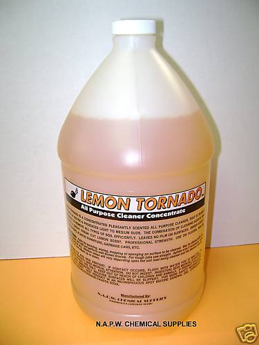 LEMON TORNADO PROFESSIONAL JANITORIAL STRENGTH CONCENTRATE CLEANER 2 GAL.