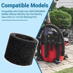 Bularie 8 Pcs Muffler Diffuser Foam Replacement Parts, Compatible with…