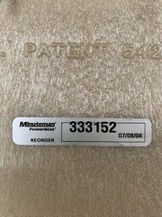 333152: Minuteman Power Boss PowerBoss BRUSH – 19 IN