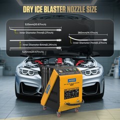 AUTOOL HTS708 Dry Ice Blasting Cleaning Machine Efficient Dry Ice Blaster Machin