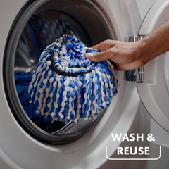 O-Cedar Rinseclean Spin Mop Bucket System Clean Water Removes 99% of Bacteria