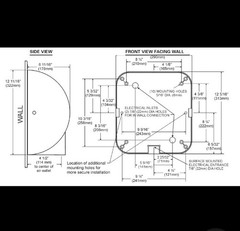 XLERATOR XL-WV (208V-277V) Excel Dryer High-Speed Commercial XL-WV
