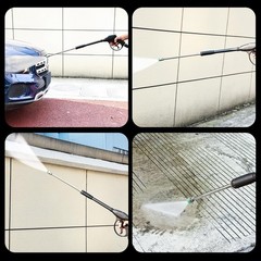 FENG PAI Pressure Washer Gun with 15in Extension Wand & 25FT Hose, 5 Nozzle T…