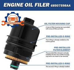 Oil Filter 68507598AA 6PCS for Jeep Wrangler Gladiator Ram