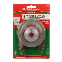 Fluidmaster 5403 3-Inch Water Saving Long Life Toilet Flapper 3 Inch, Red