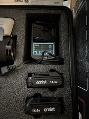emist EPIX360 Handheld Electrostatic Sprayer Black Gray w/Battery Charger