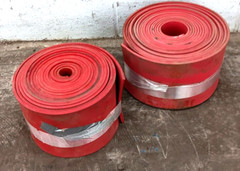 TENNENT RED GUM SQUEEGEE MATERIAL LOT OF 2 TRUCK SPECIFIC STYLE MODERN