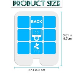 40 Pack Refill Glue Cards, Saferr Home Fly Trap Compatible with Blue