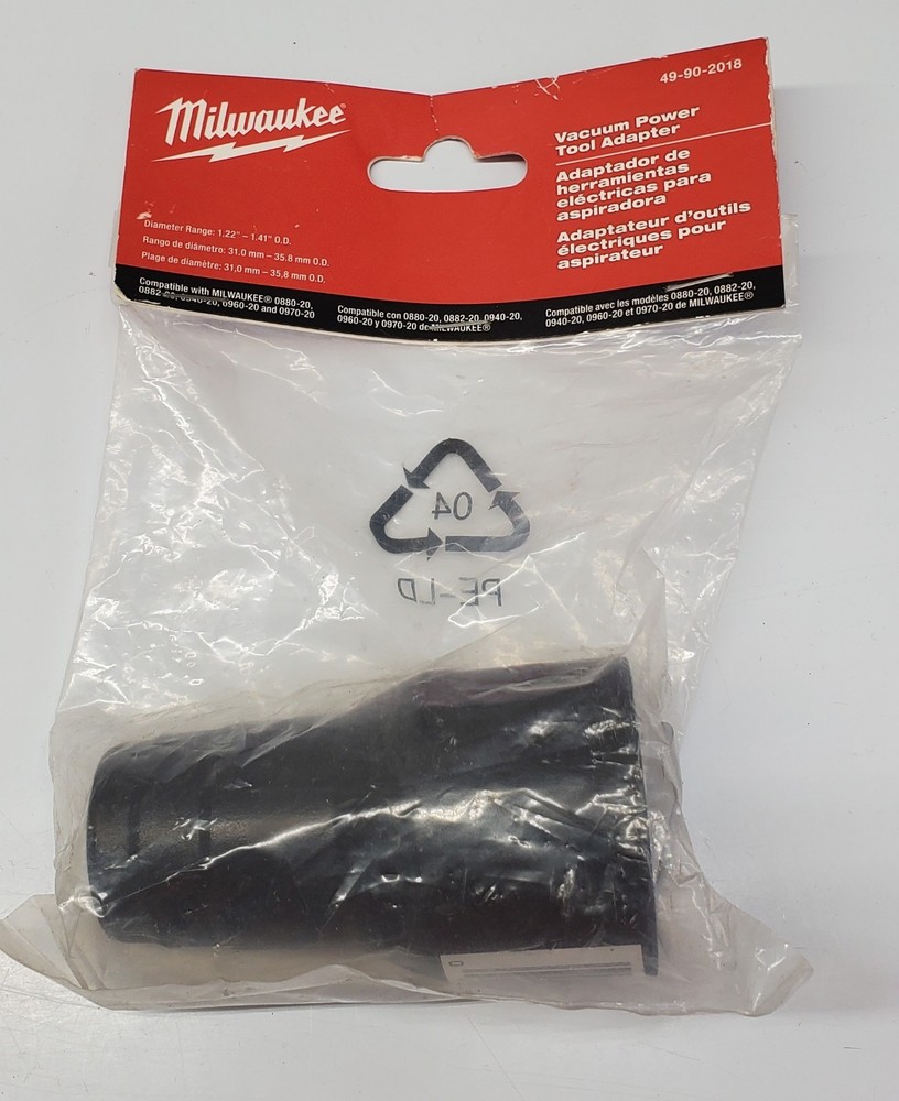 Milwaukee Tool 49-90-2018 Vacuum Power Tool Adapter