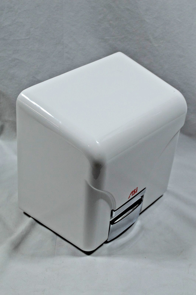 New NWOB! ASI 0141-00 Profile Hand Dryer – White Steel Cover Automatic, 120V