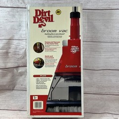 NEW Dirt Devil Broom Vac Lightweight Vacuum BD20005RED