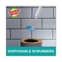 Scotch-Brite 558RF Disposable Toilet Scrubber Refill – Blue/White (10/Pack) New