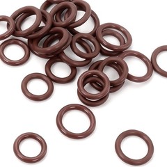 NBRINGO Power Pressure Washer O Rings – 30 Pack Viton 1/4″ and 3/8″, Brown