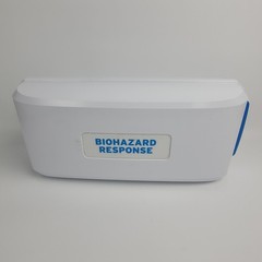 Ecolab Biohazard Response Spill Clean Up Kit & Wall Mount Cabinet -Needs Bracket