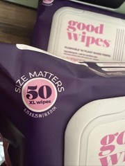 Goodwipes Flushable Butt Wipes, Lavender Scented, 150 Total Wipes 3 Pack
