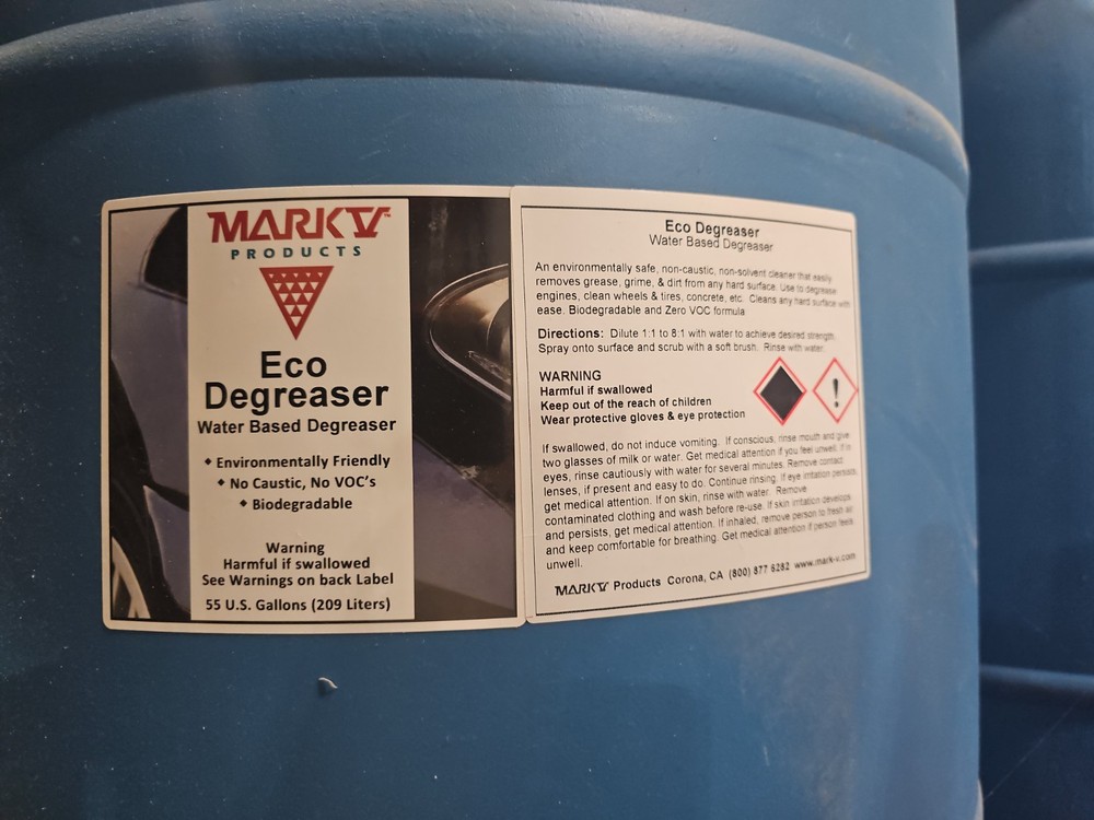 Mark-V Products ECO Degreaser 55 Gallons makes 495 Gallons