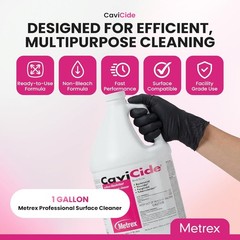4 Case Metrex CaviCide Surface Cleaner 13-1000 Medical Devices Cleaning 1 Gallon