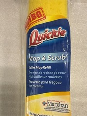 Quickie JUMBO Mop & Scrub Roller Mop Refill, Type P Fits Quickie Mop #055/#055B