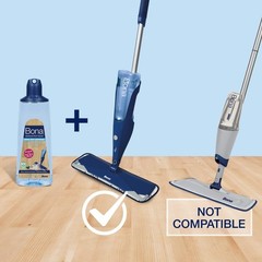Bona Hardwood Floor Cleaner Spray Mop 34 Fl Oz (Pack of 1), Refillable