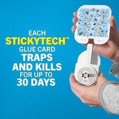 Safer Home Indoor Fly Trap SH502 Fruit Gnat Trap w Glue Cards